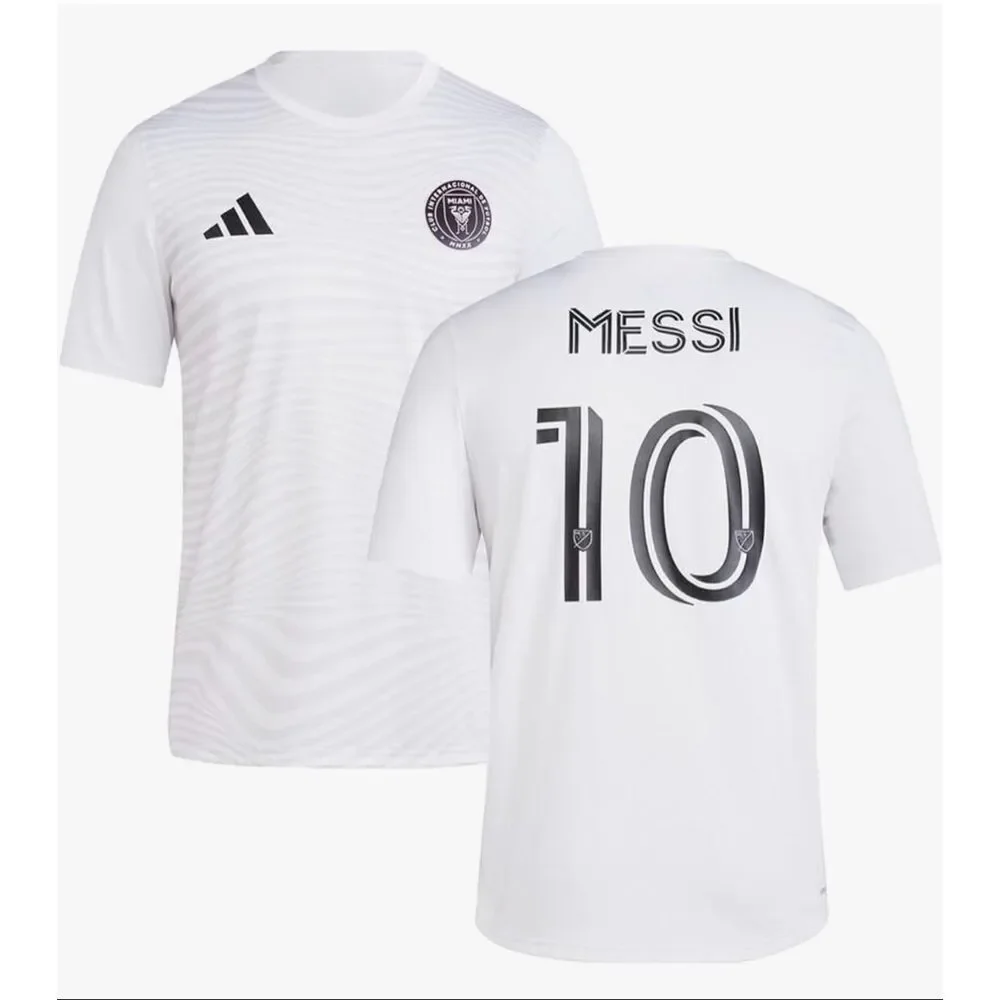 Adidas Lionel Messi Inter Miami CF #10 Player Performance Shirt White 2XL
